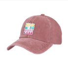 BRIEF INSANITY's Beach More Worry Less Faux Suede Patch Adult Cap