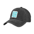 BRIEF INSANITY's Resting Drunk Face Faux Suede Patch Adult Cap