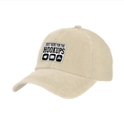 BRIEF INSANITY's Here For the Hookups Faux Suede Patch Adult Cap
