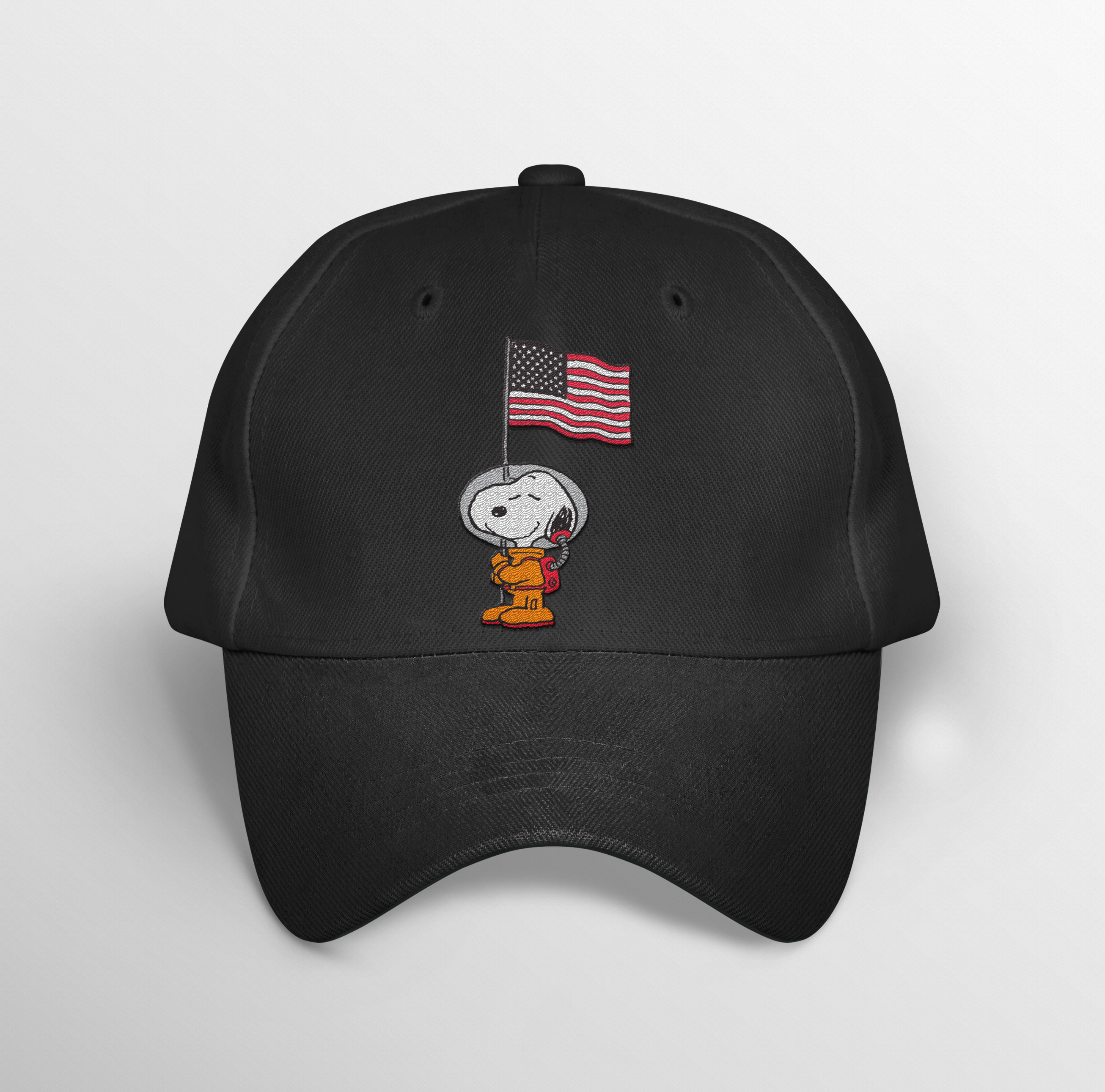 Snoopy Space Embroidered Cap