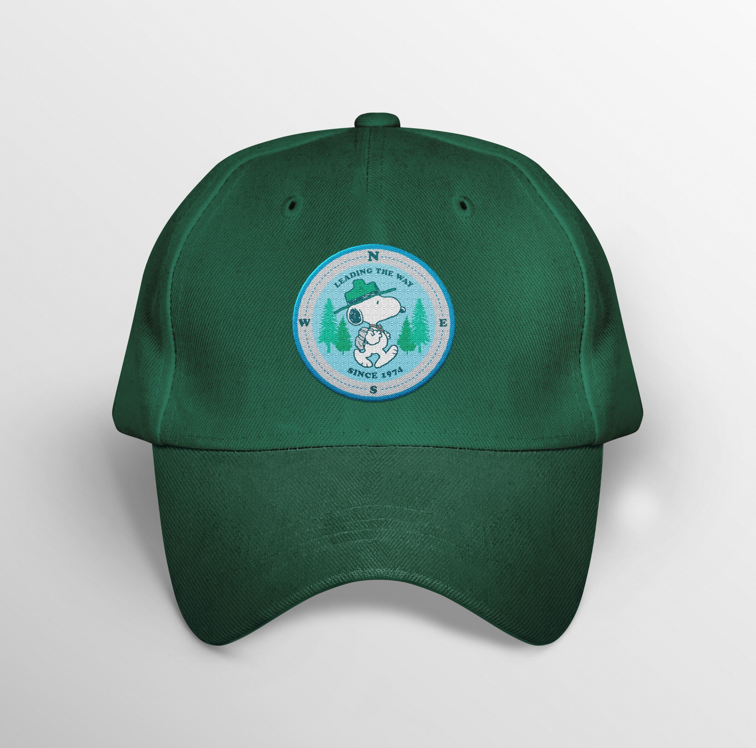Snoopy Leading the Way Embroidered Cap