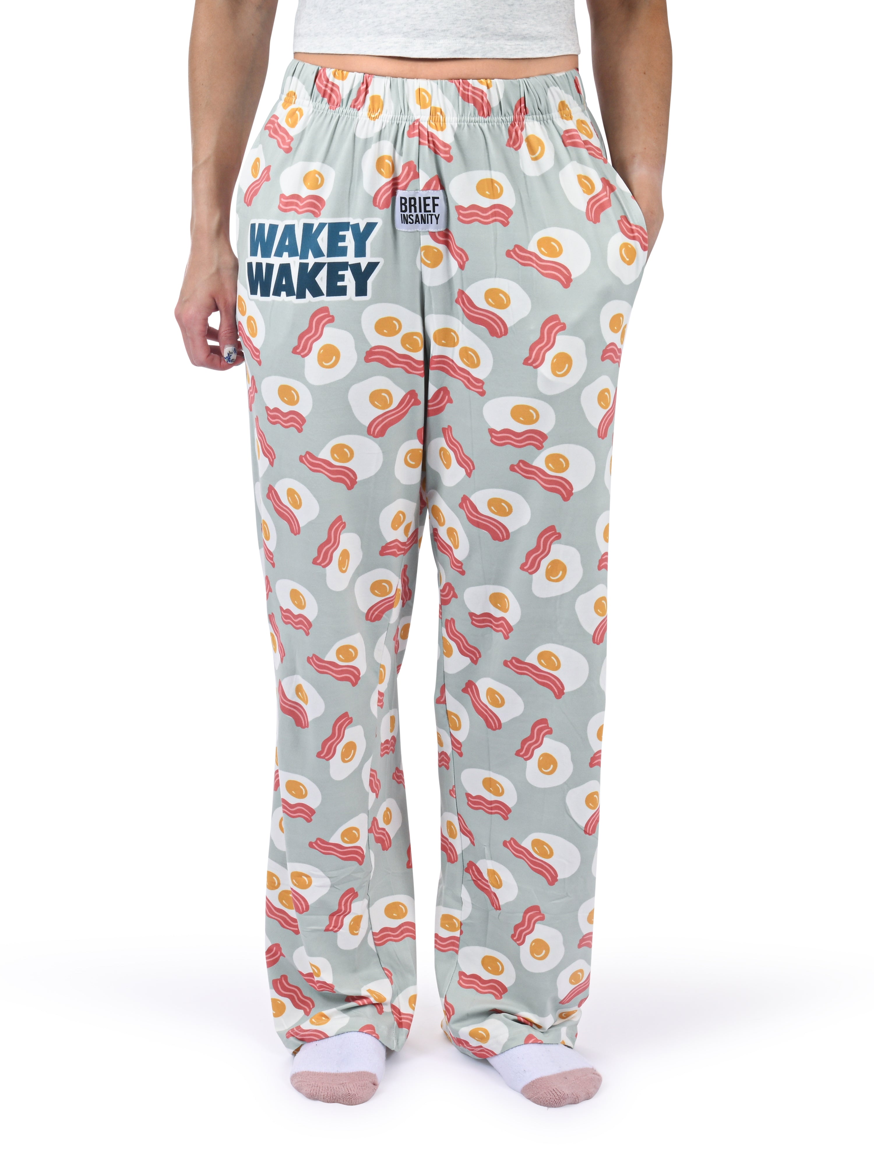 Eggs & Bacon Pajama Pants front view