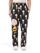 Snoopy Charlie Brown Lounge Pants front view
