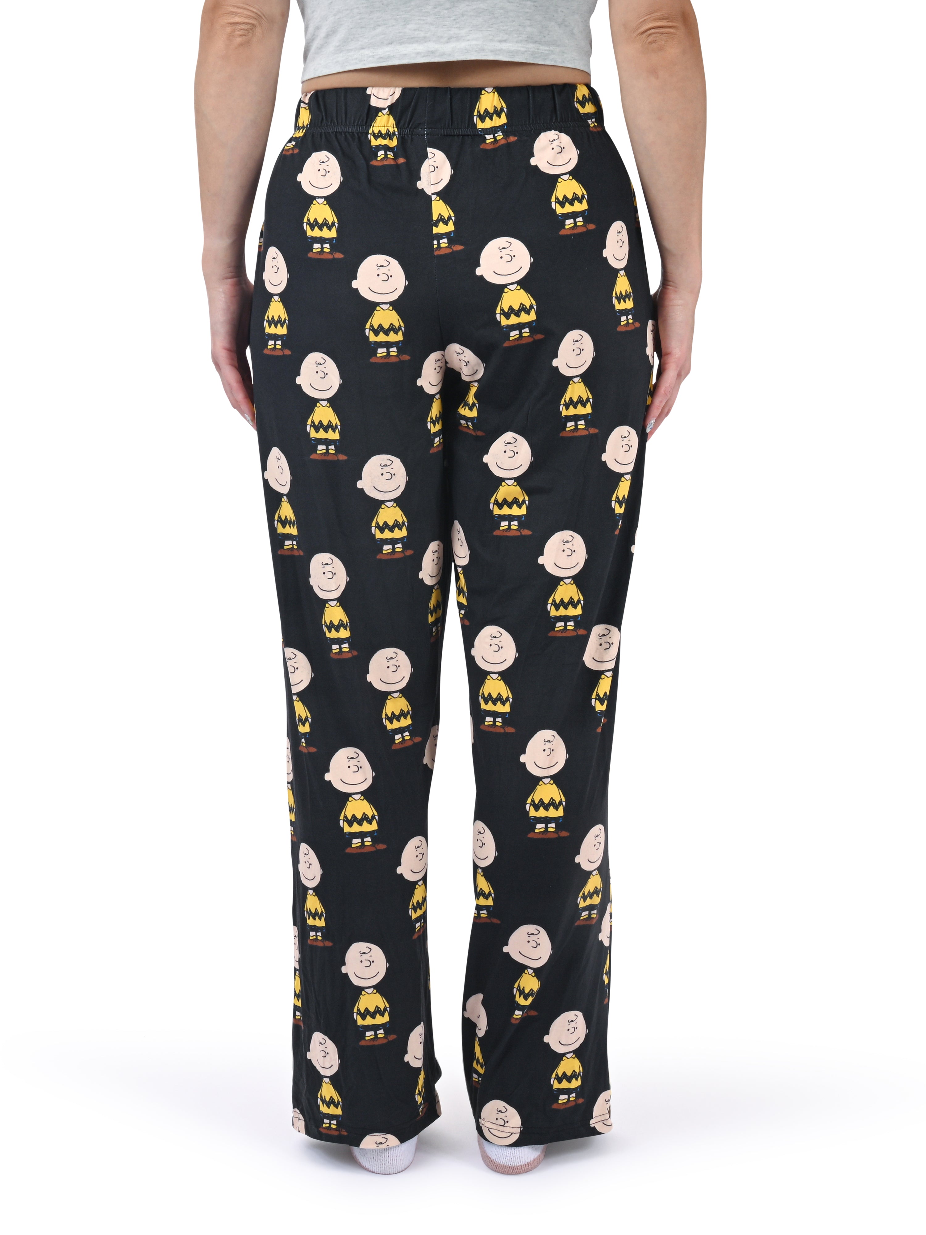 Snoopy Charlie Brown Lounge Pants back view