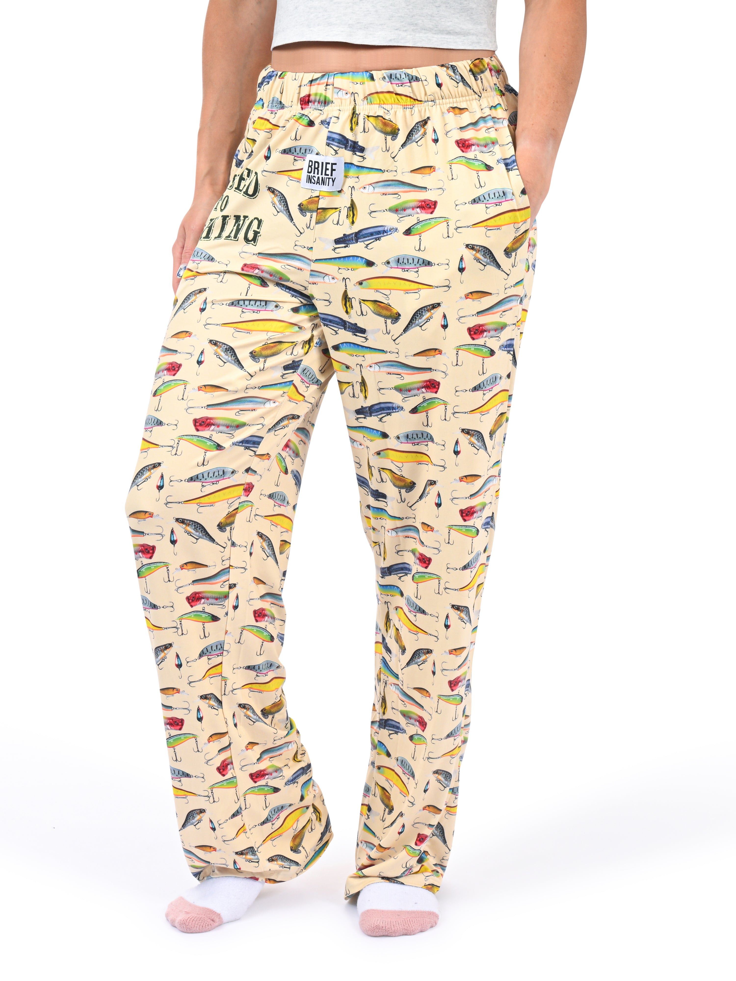 Lured To Fishing Lounge Pants front view