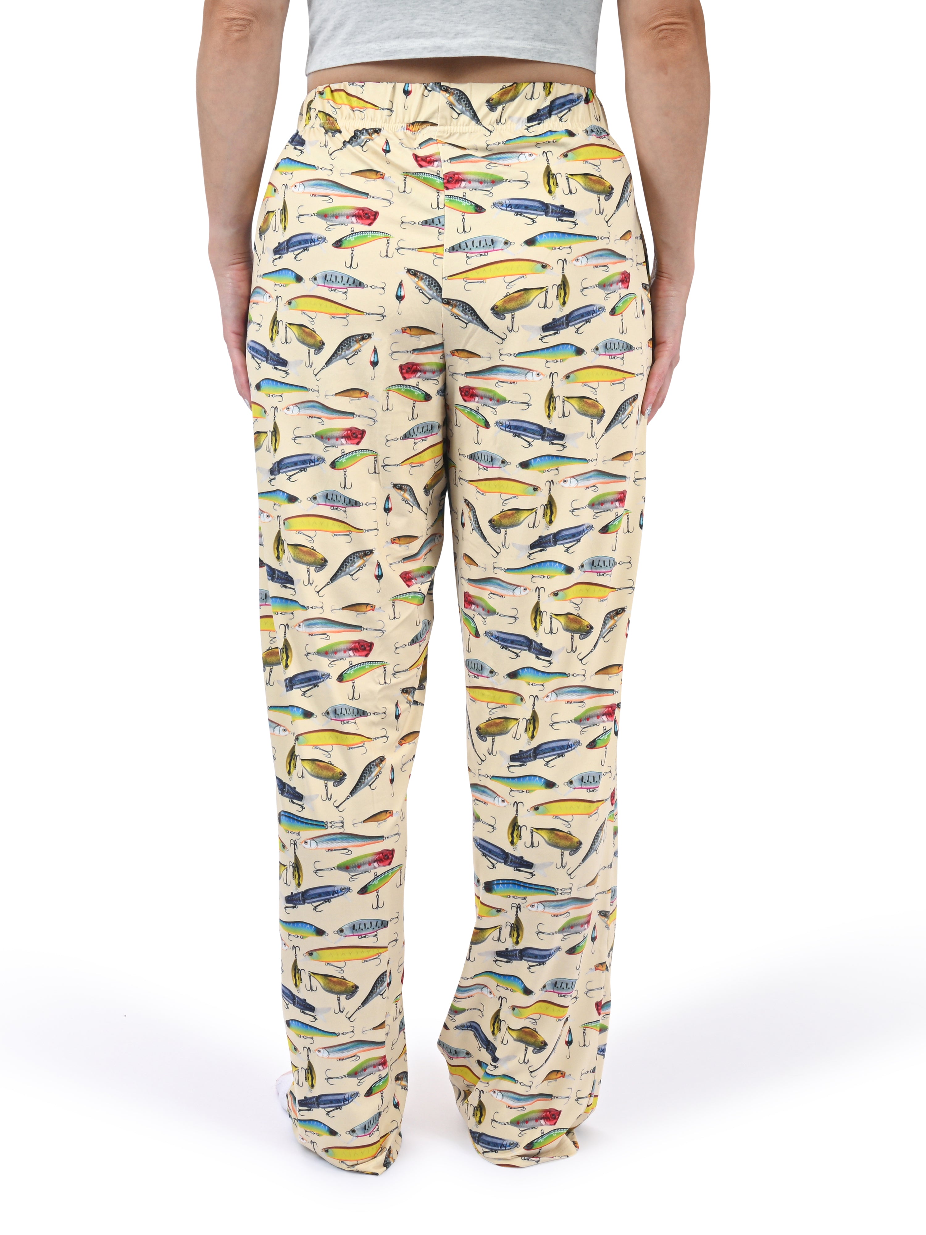 Lured To Fishing Lounge Pants back view