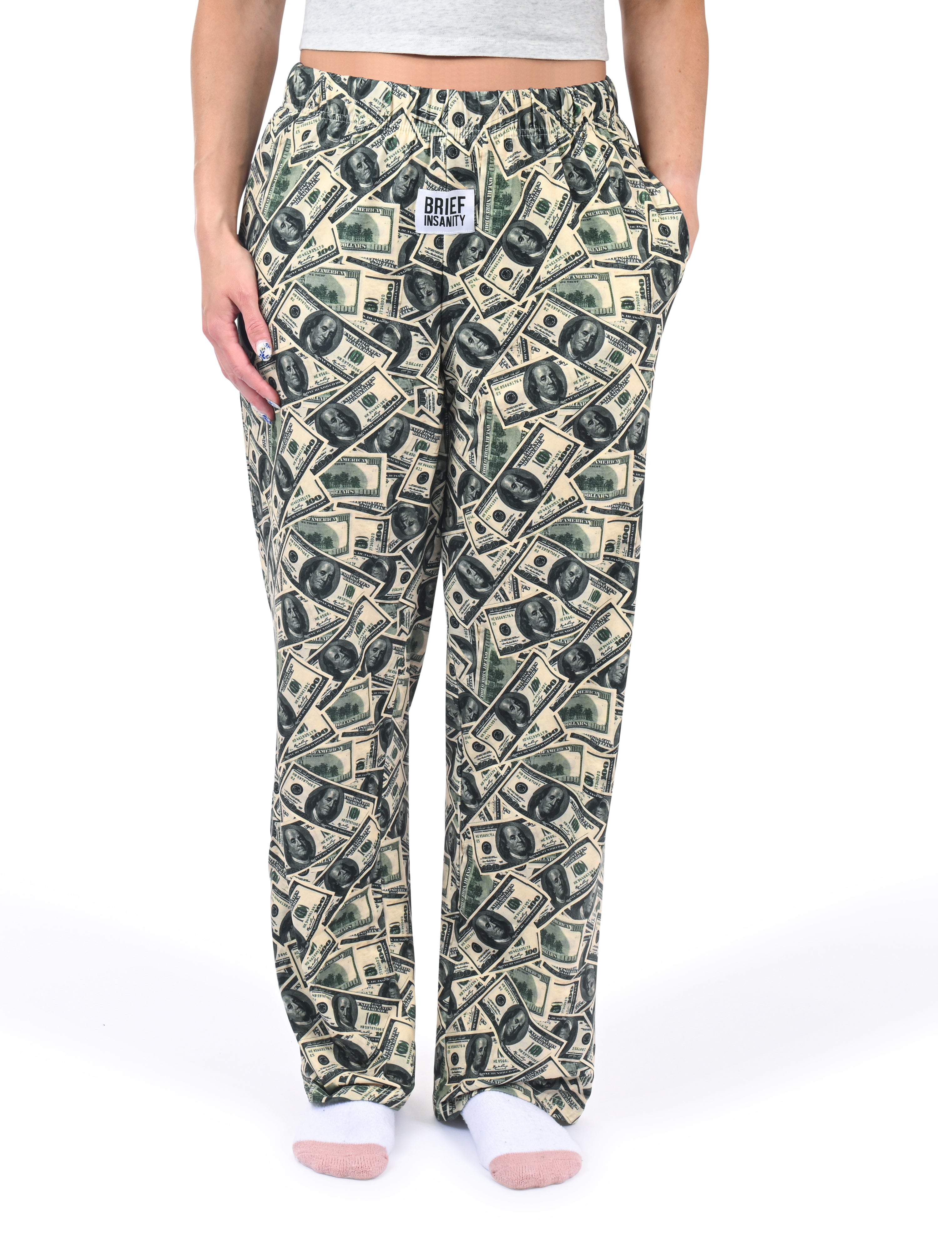 Money Pajama Pants front view