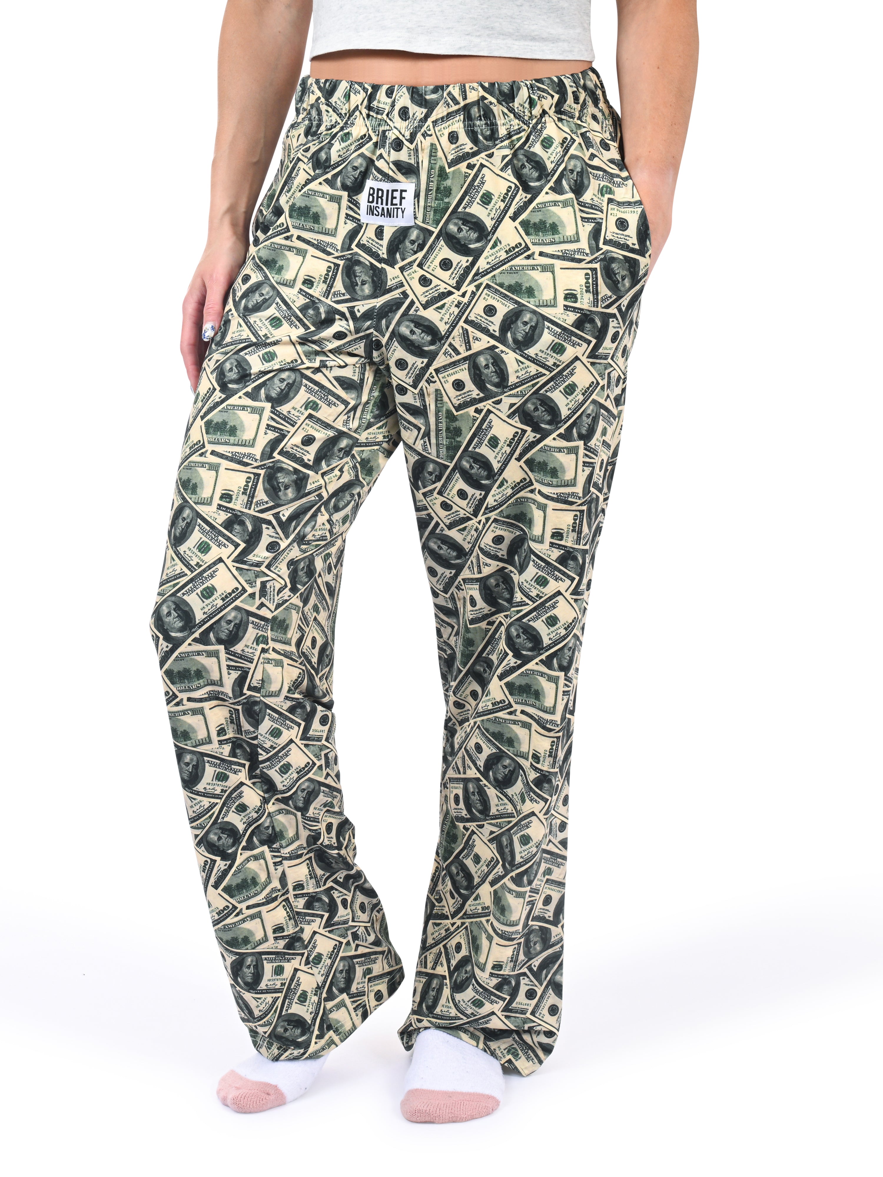 Money Pajama Pants side angle view