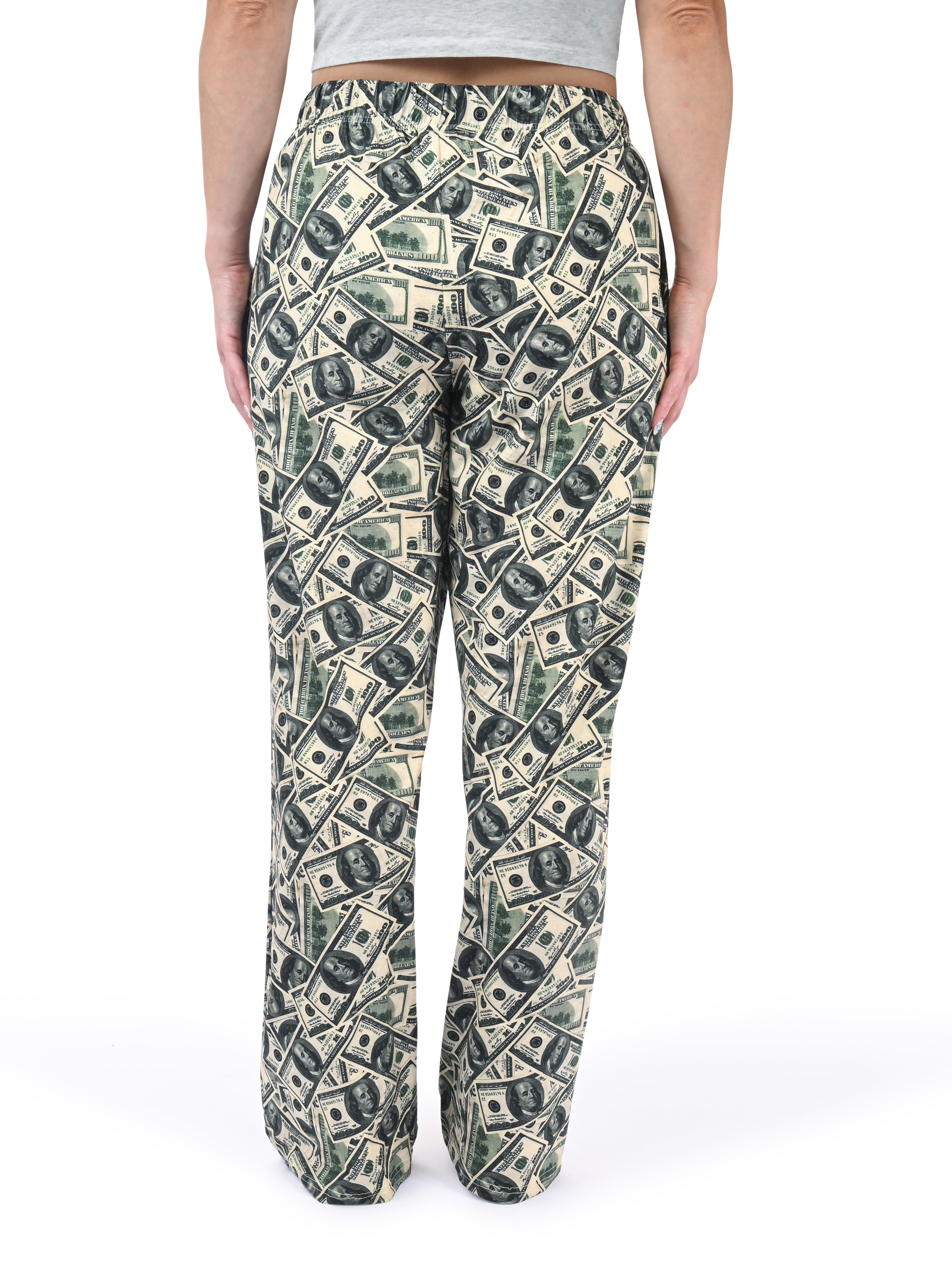 Money Pajama Pants back view