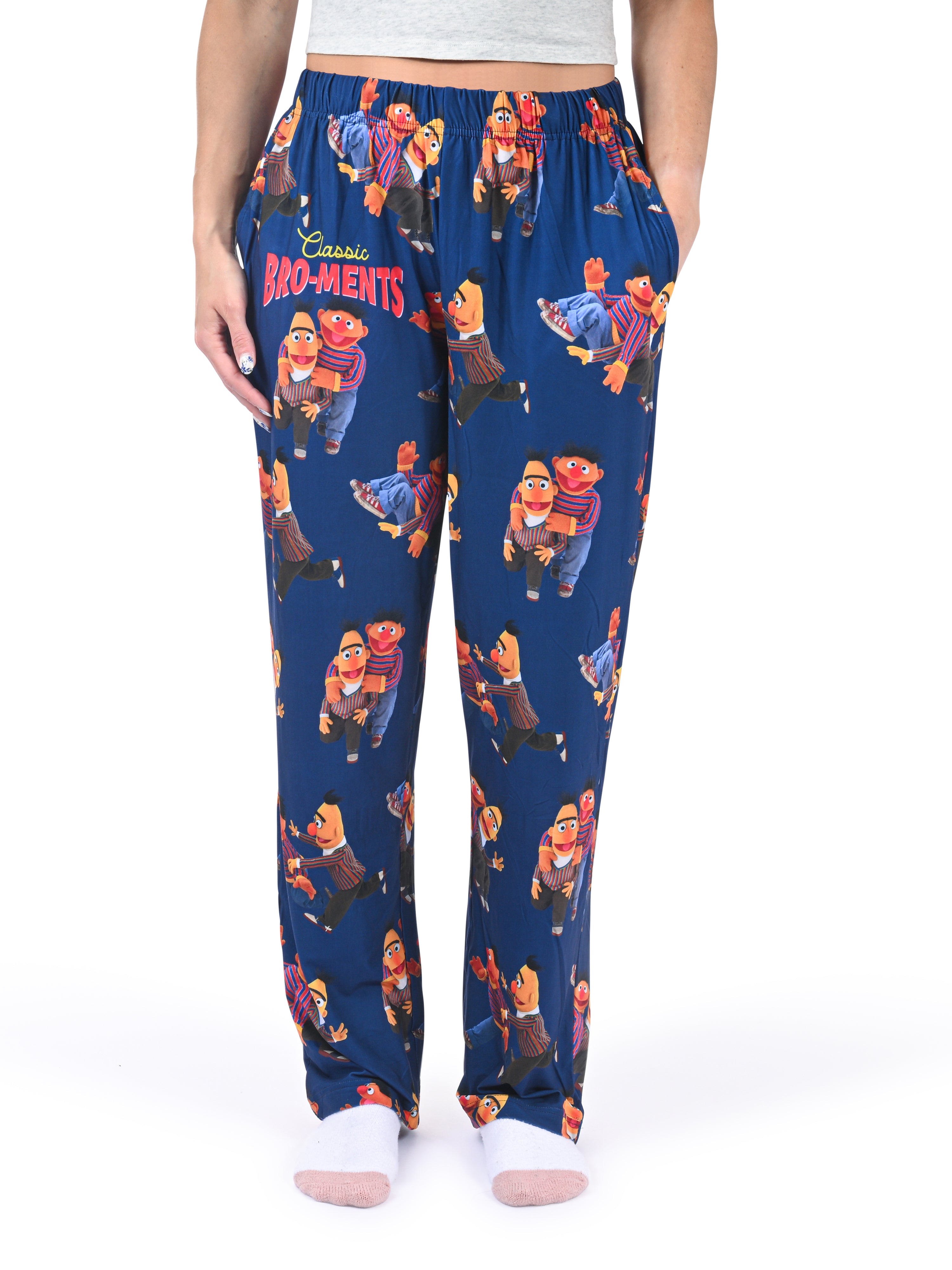 Classic Bro-Ments Pajama Pants front view