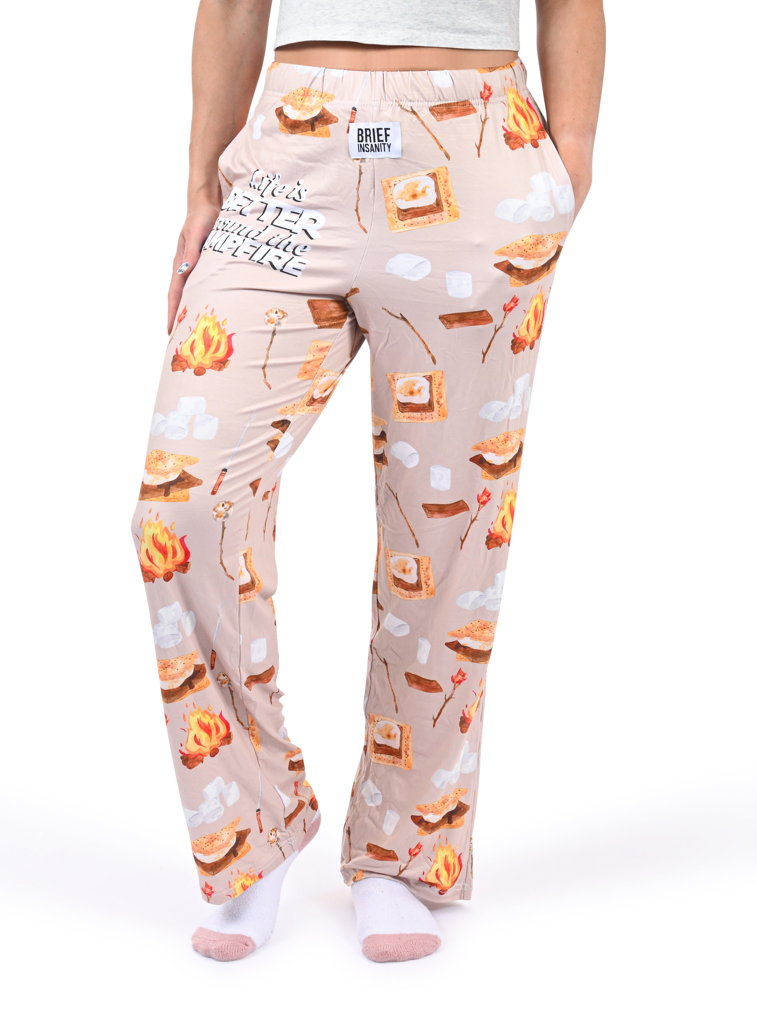 Smores Lounge Pants side angle view
