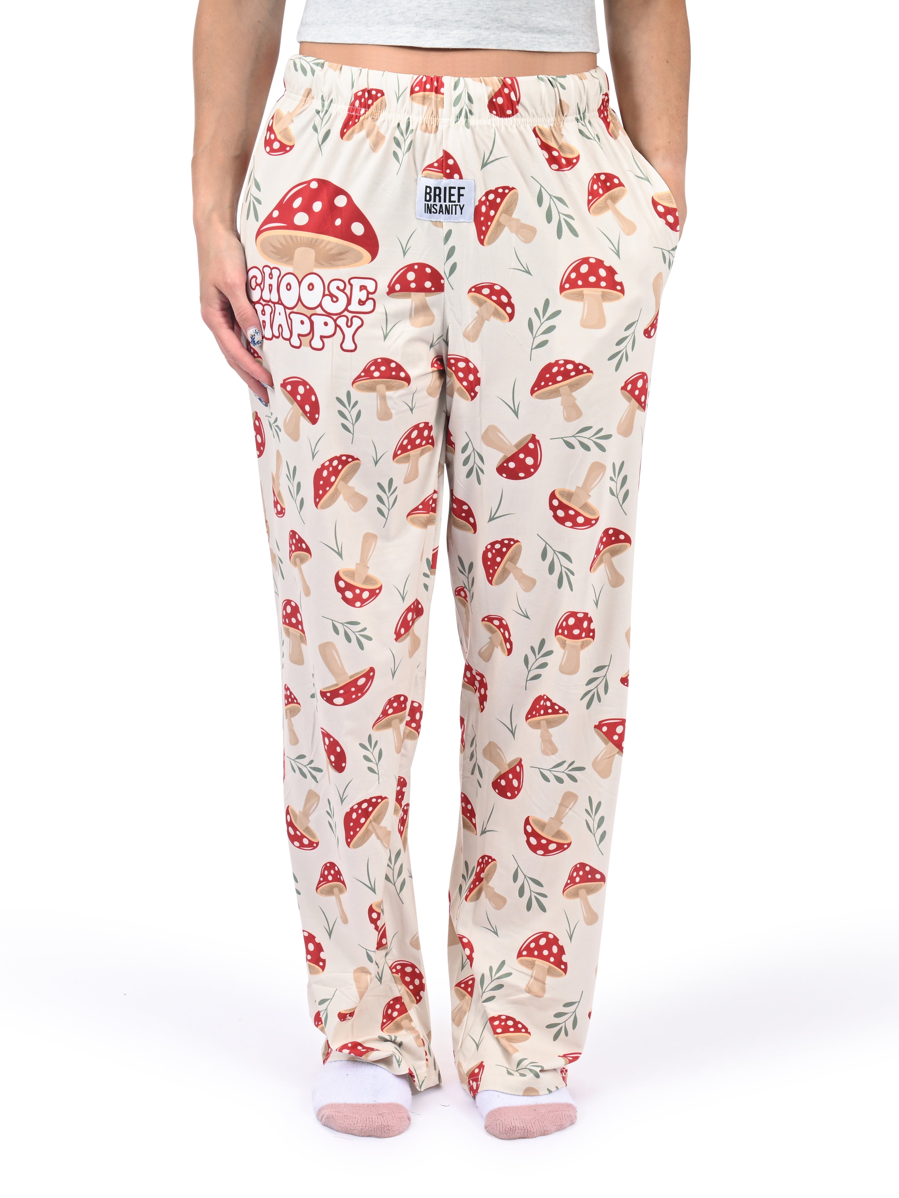Choose Happy Mushroom Lounge Pants front view