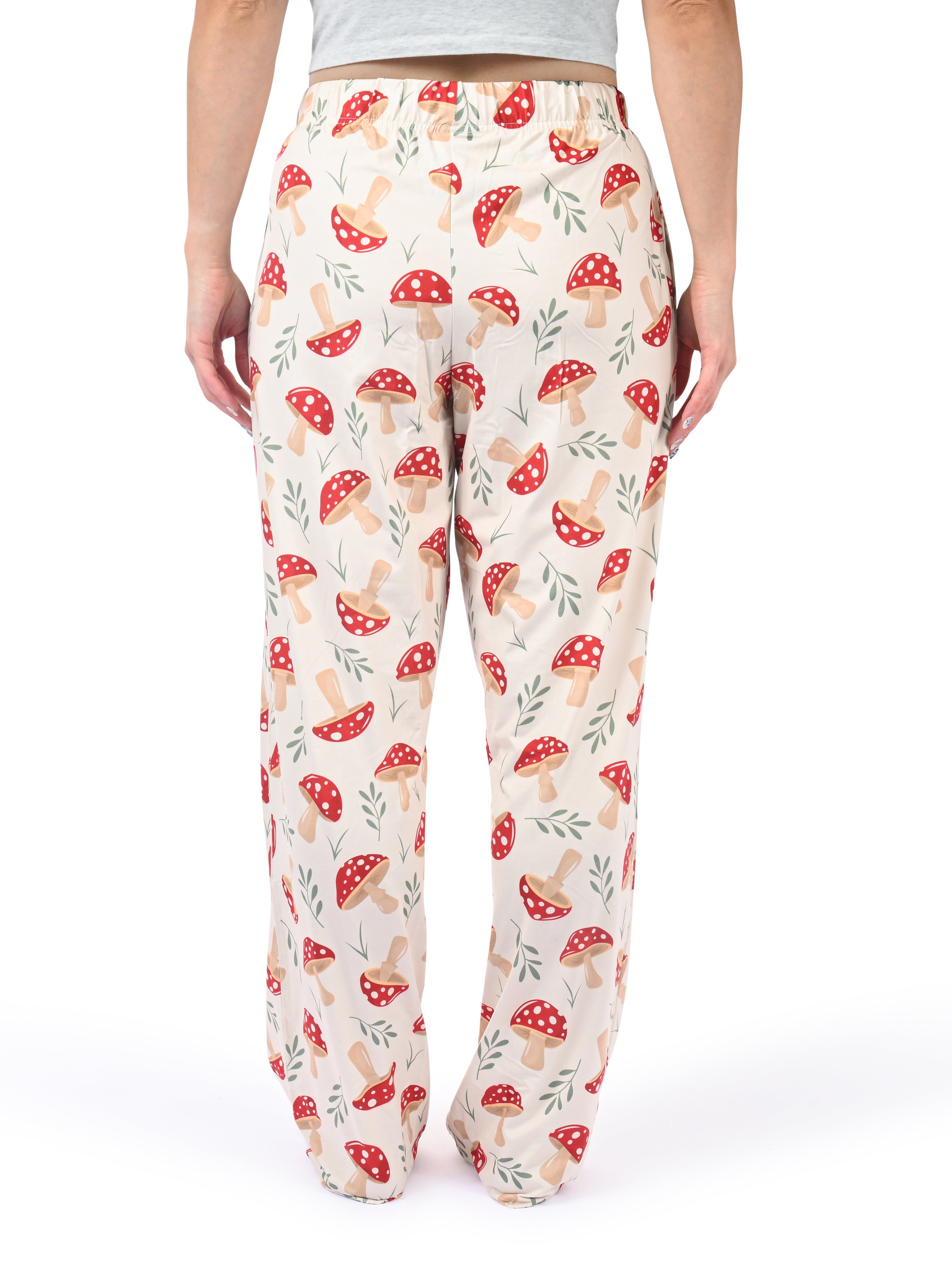 Choose Happy Mushroom Lounge Pants back view