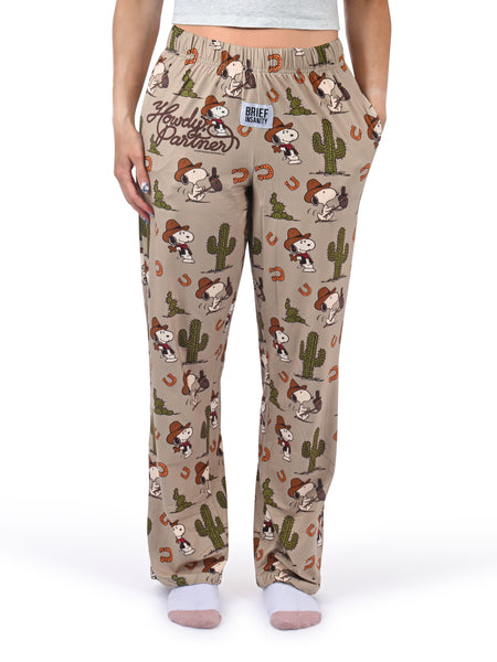 Snoopy Howdy Pajama Pants – Brief Insanity
