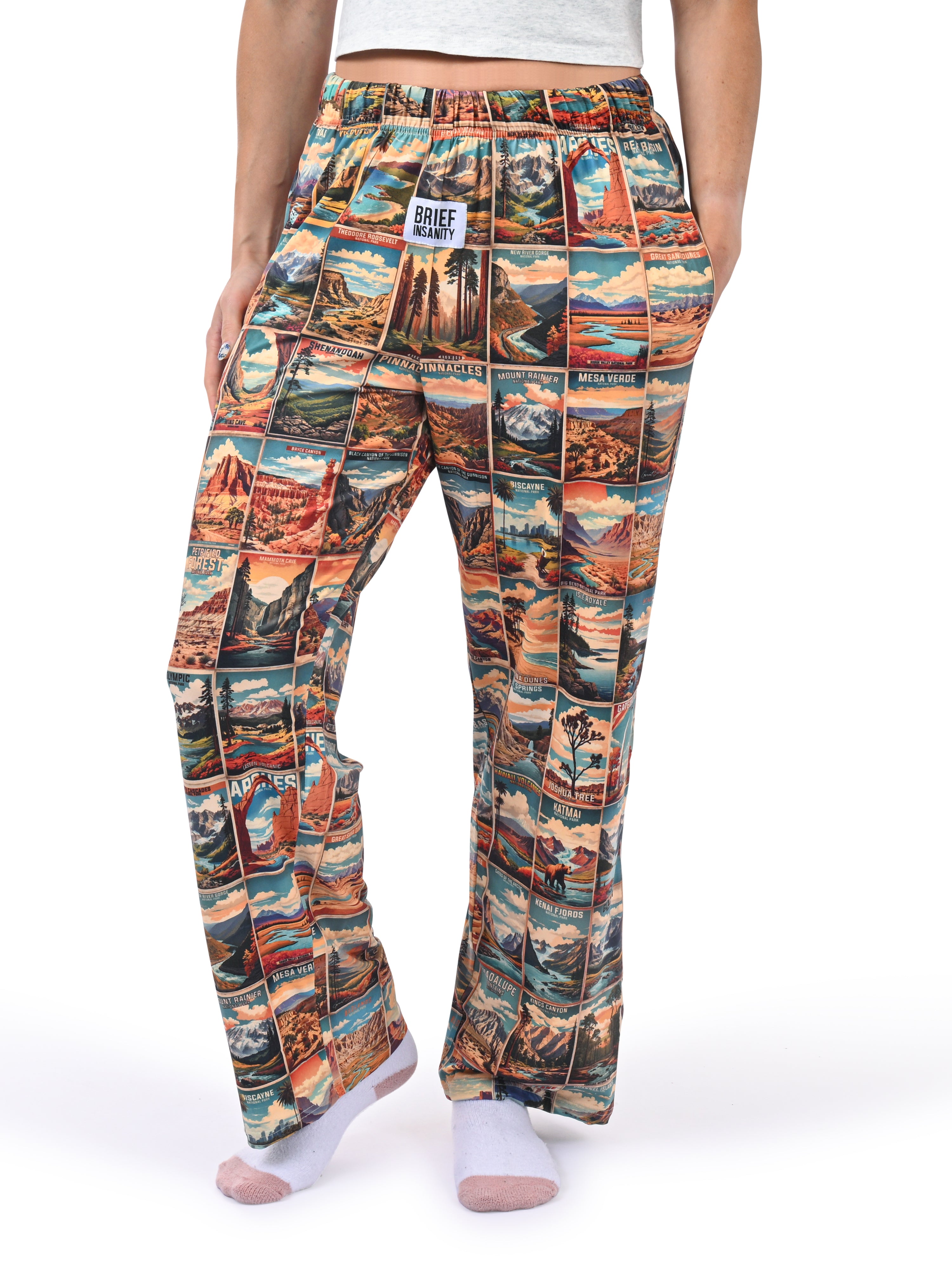 Parks of America 2 Pajama Pants side angle view