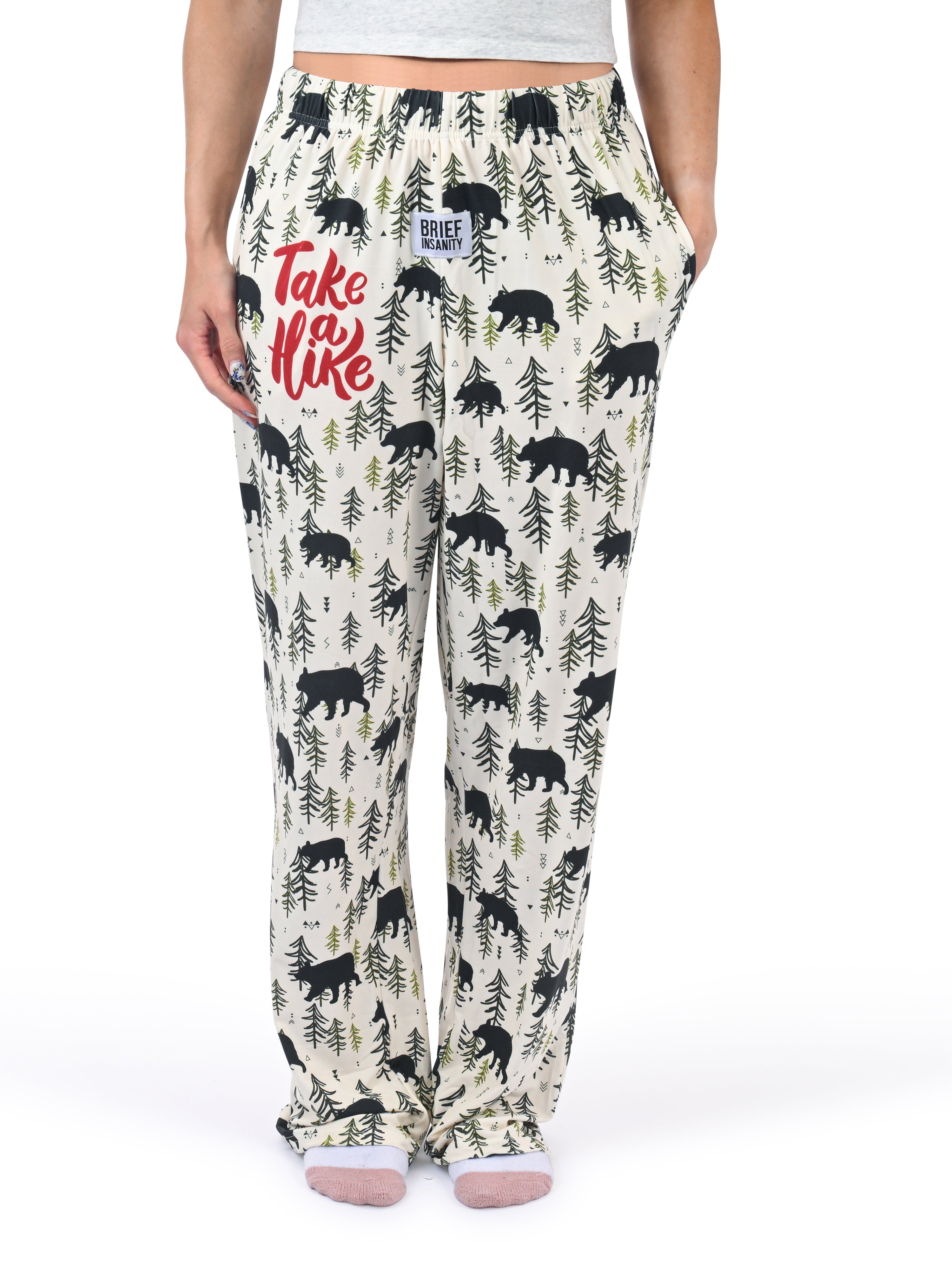 Take a Hike Bear Lounge Pants front view