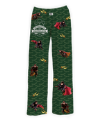 Harry Potter Quidditch-themed pajama pants with players flying and Golden Snitch graphics – Warner Bros. Discovery
