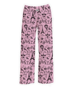 BRIEF INSANITY's Pink Paris Pajama Lounge Pants