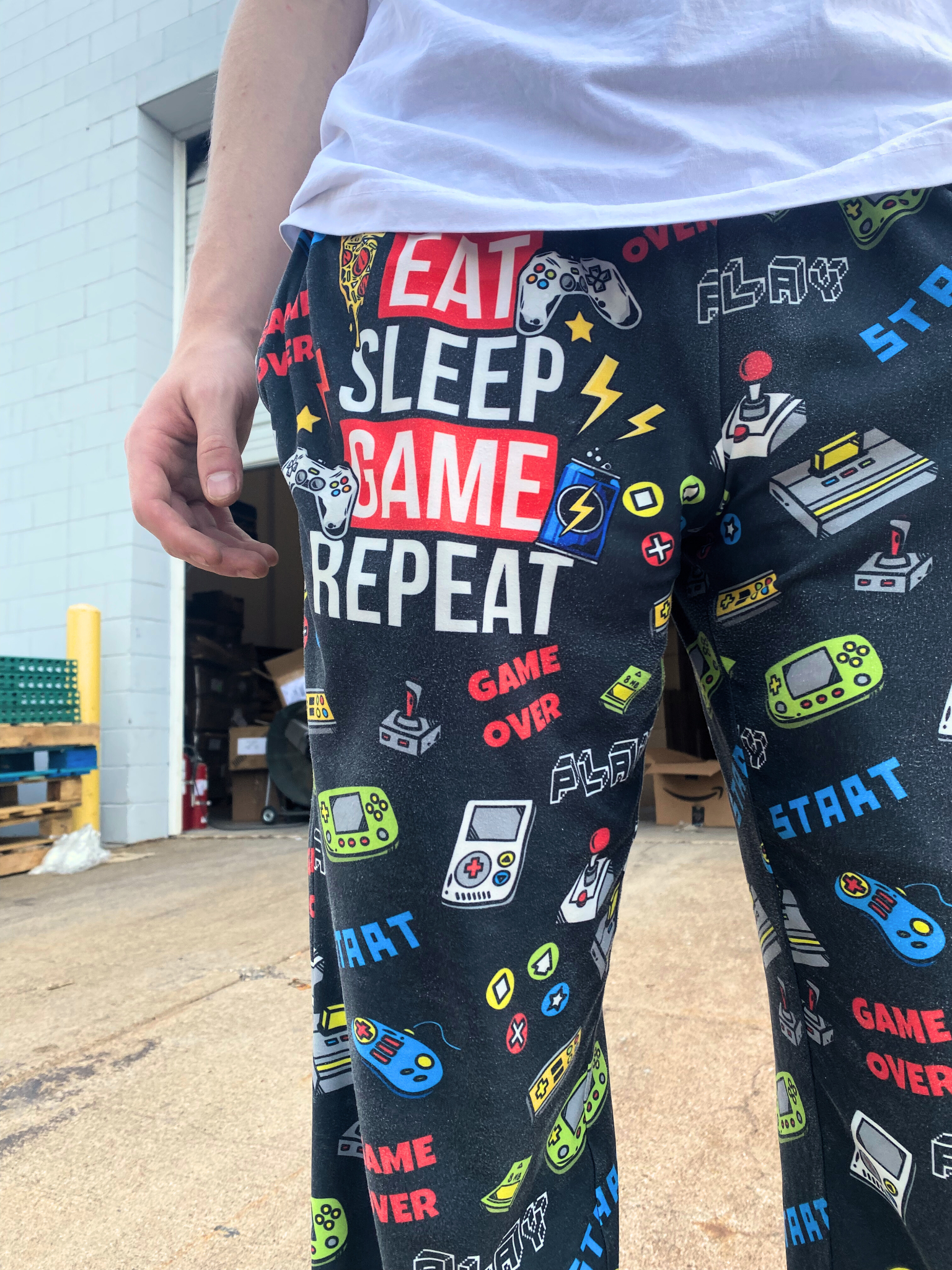 Eat, Sleep, Game, Repeat Lounge Pants