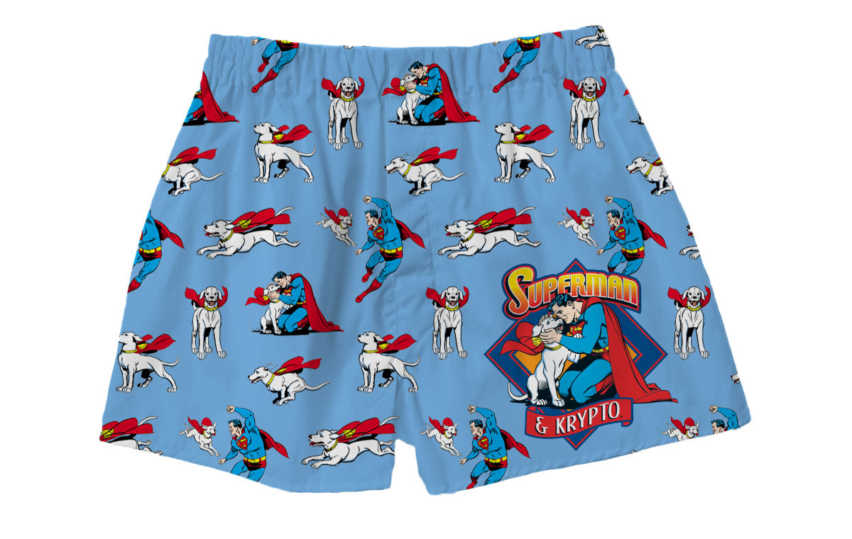 Superman & Krypto Boxer Shorts