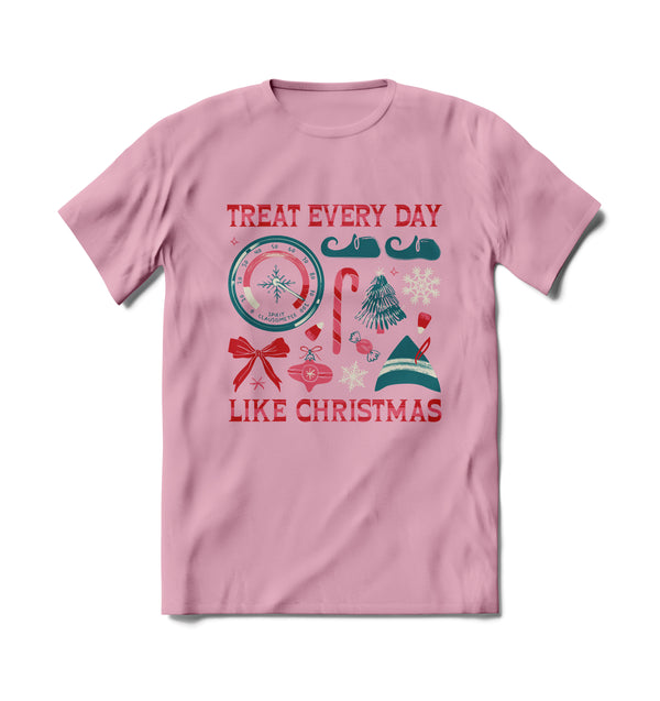 Pink Elf Christmas Sleep Shirt