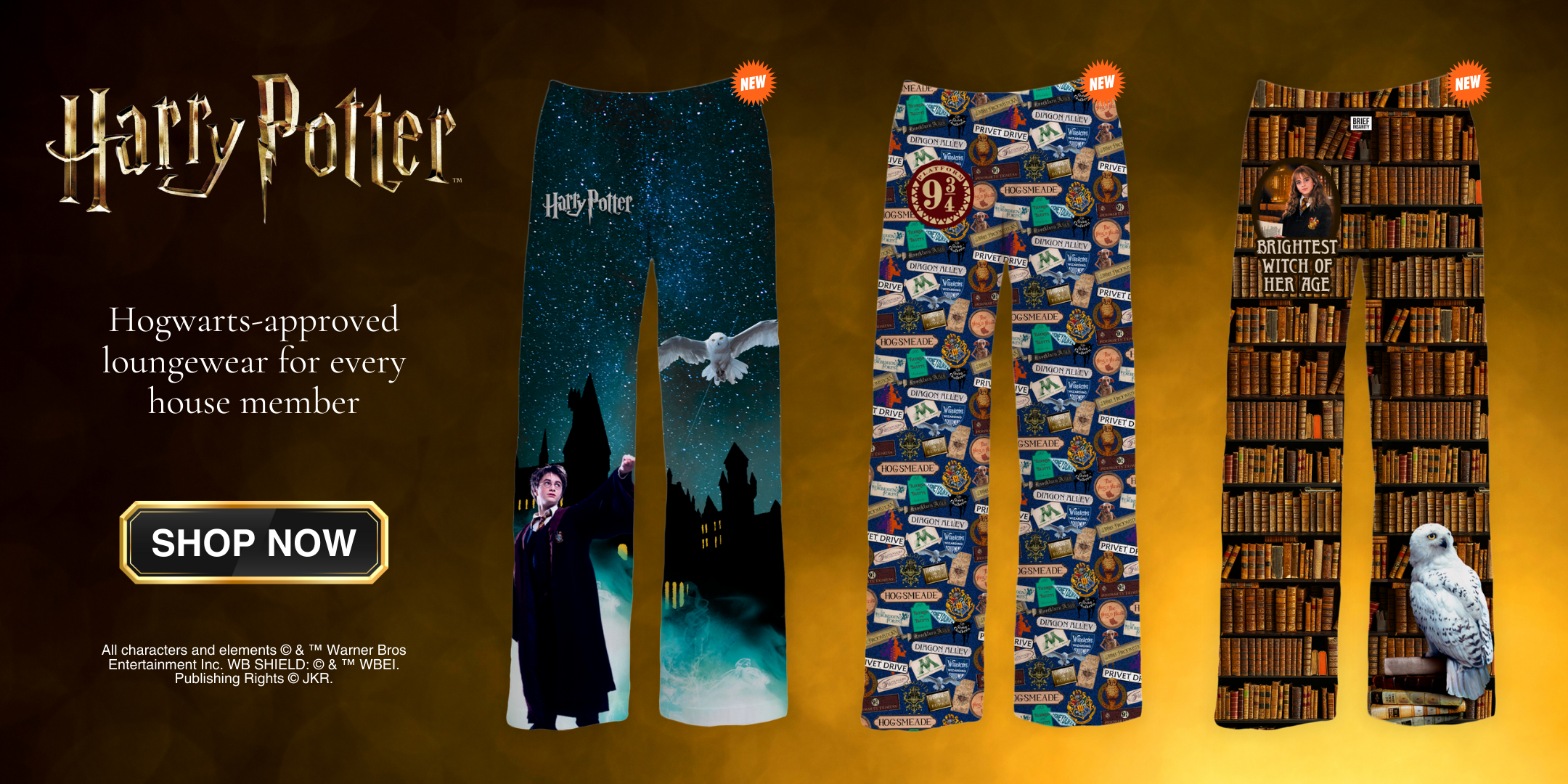 Harry Potter - Hogwarts-approved loungewear for every house member - SHOP NOW