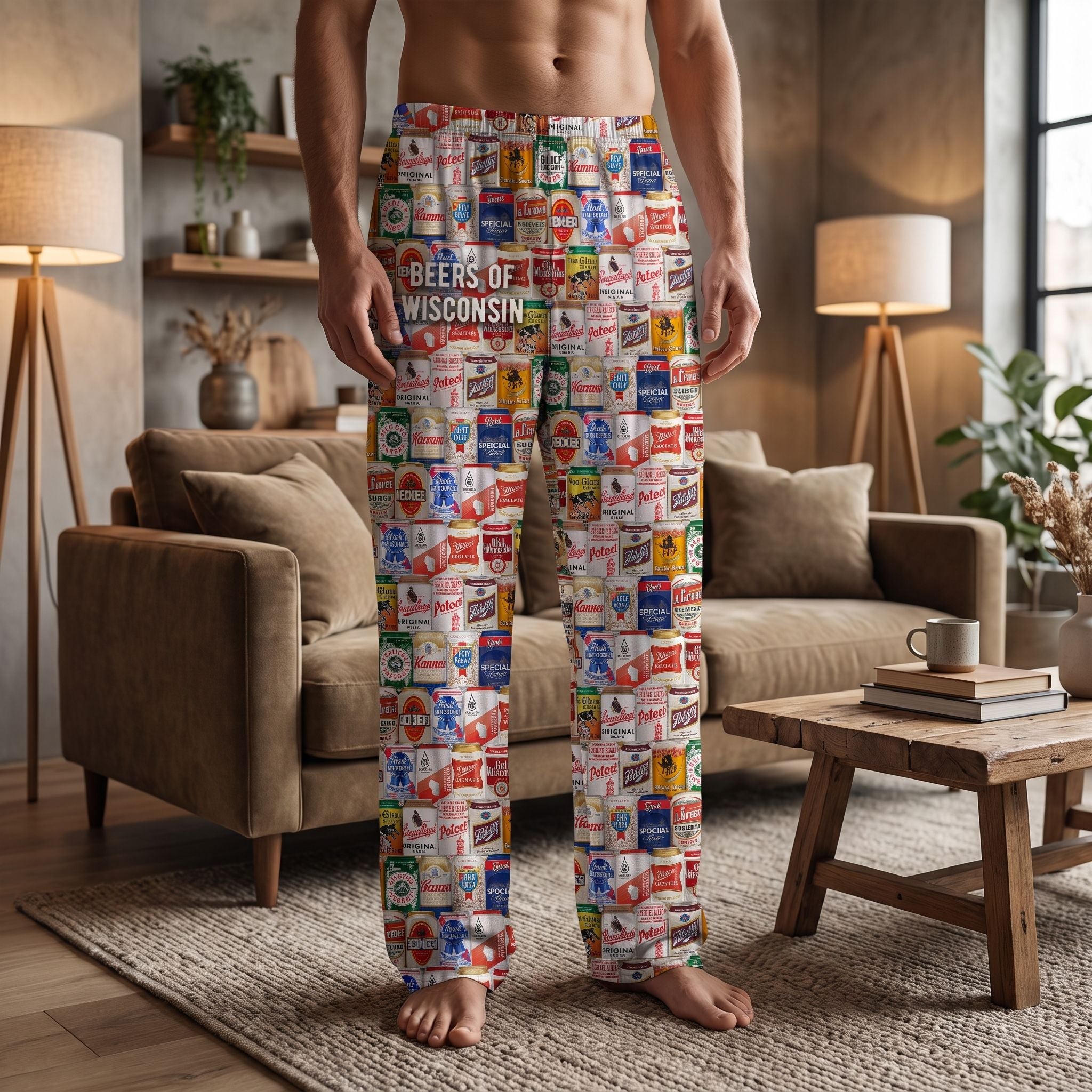パンツ pi__cetSsz 24aw Drinker pants Beers of Wisconsin Pajama Pants | Brief Insanity