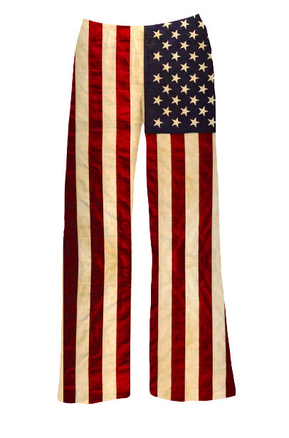 American shop flag pants