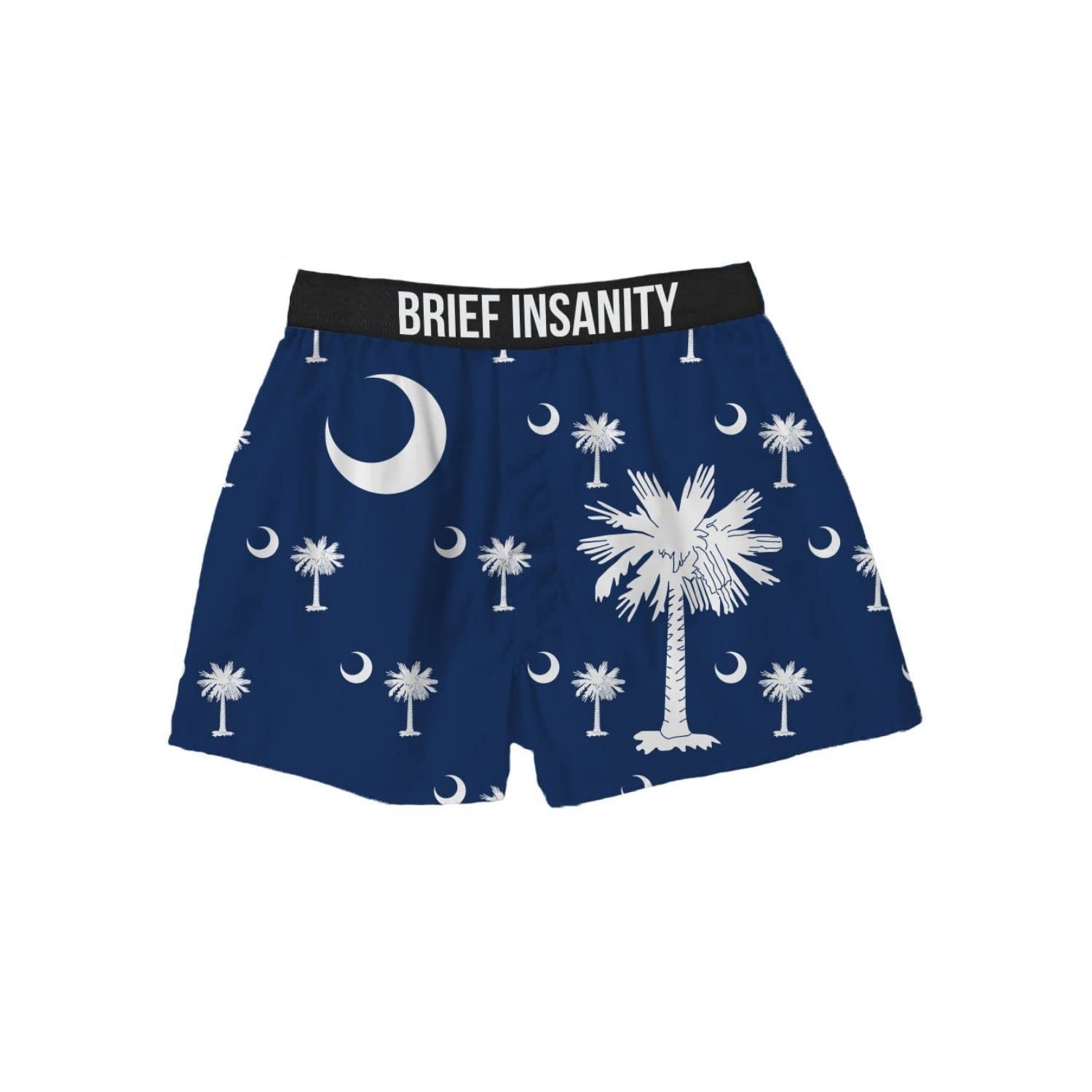BRIEF INSANITY Palmetto Moon Boxer Shorts