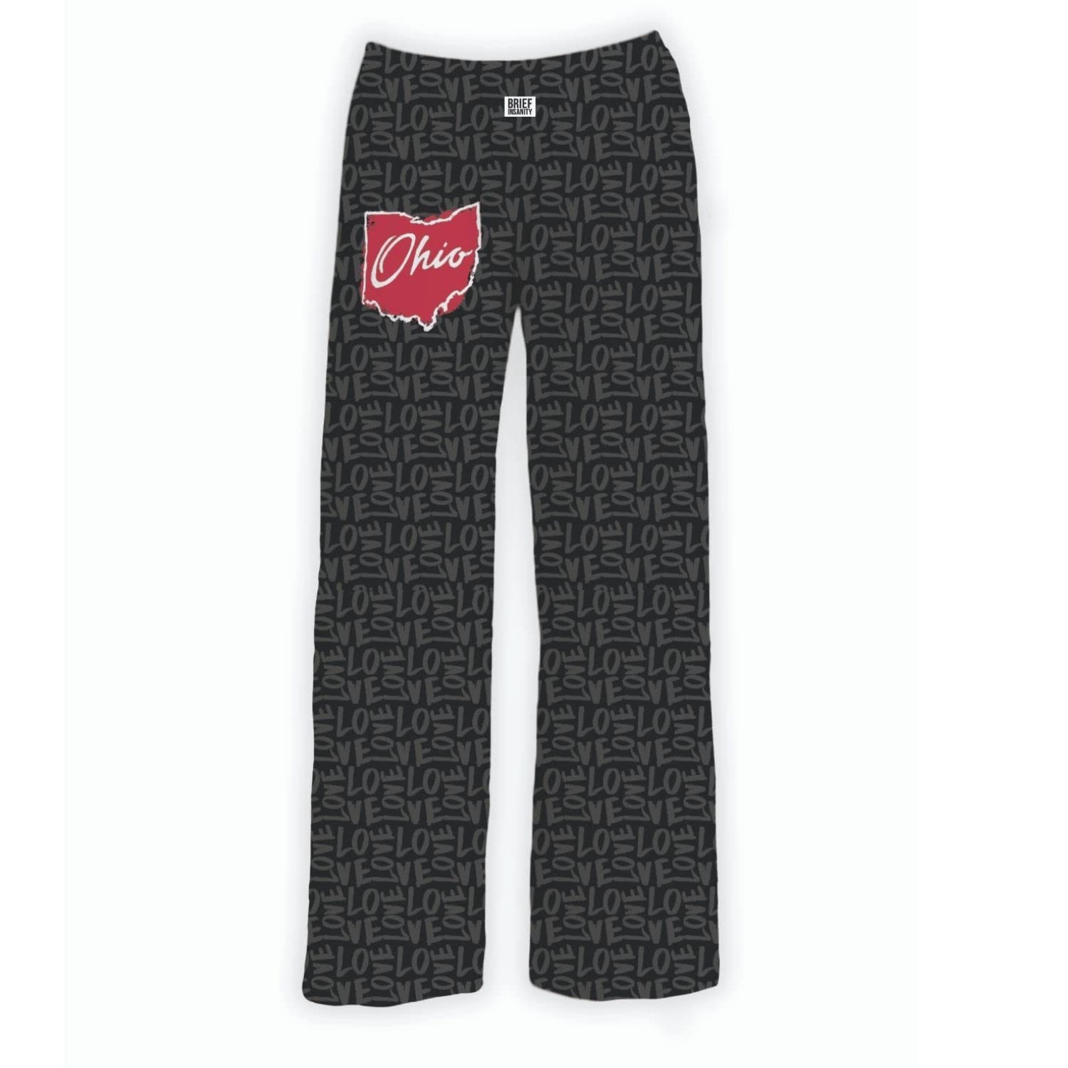 BRIEF INSANITY Ohio Love Pajama Pants