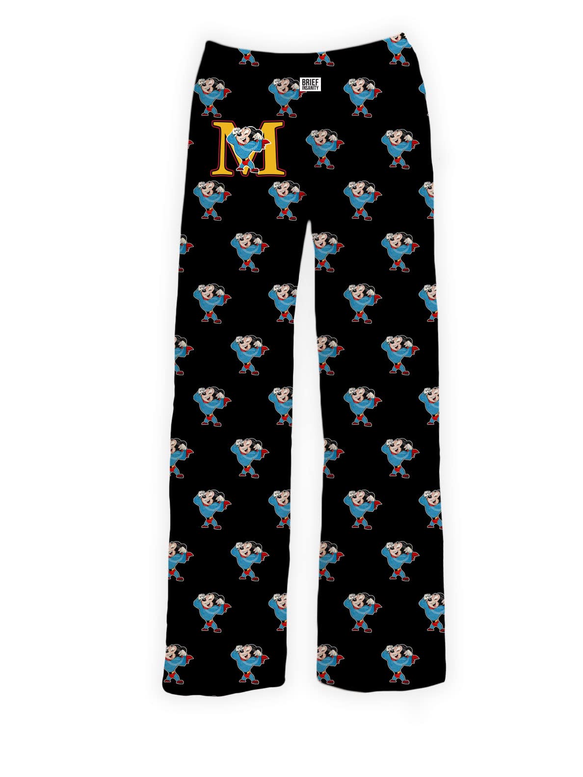 BRIEF INSANITY Mighty Mouse Pajama Lounge Pants