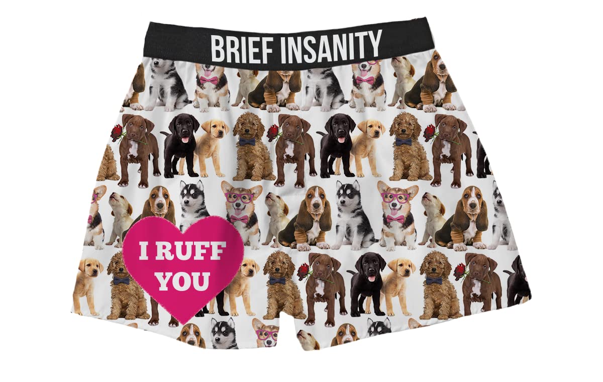 BRIEF INSANITY I Ruff You Boxer Shorts