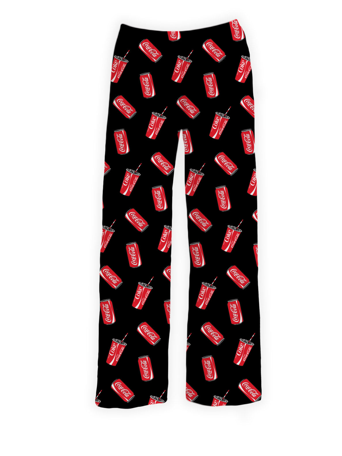 BRIEF INSANITY Coca-Cola Can & Cup Pattern Pajama Lounge Pants