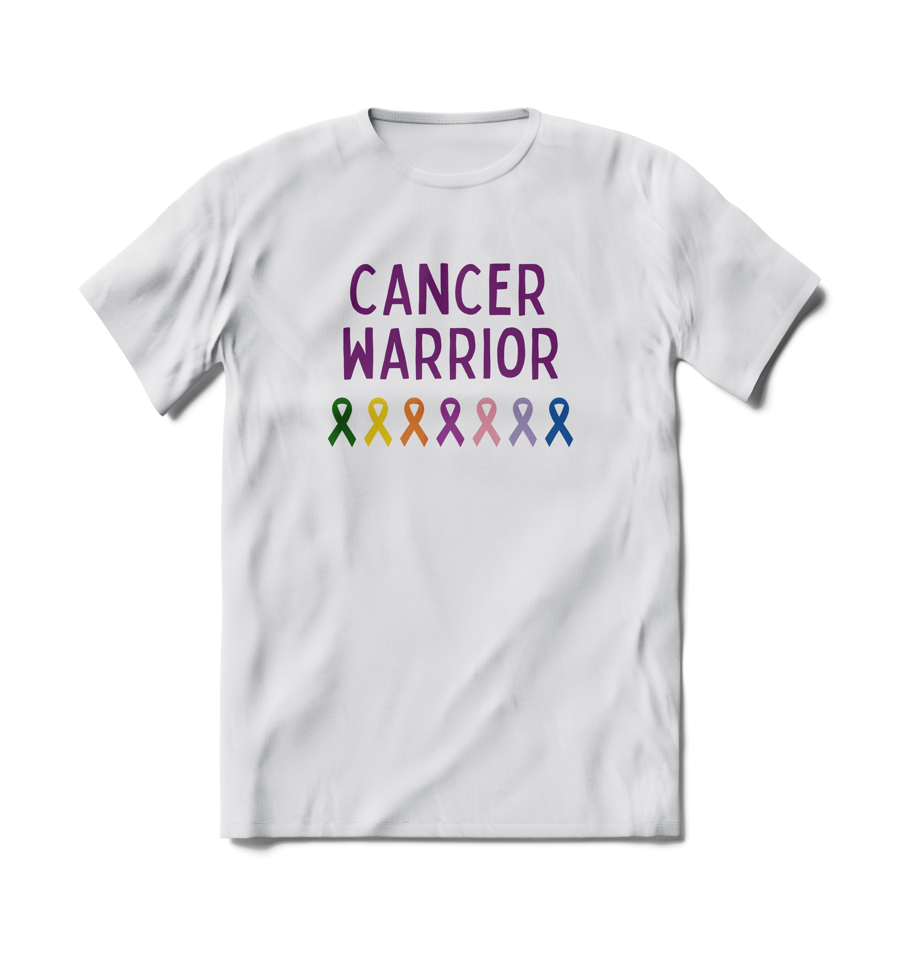 BRIEF INSANITY Cancer Warrior Short Sleeve T-shirt
