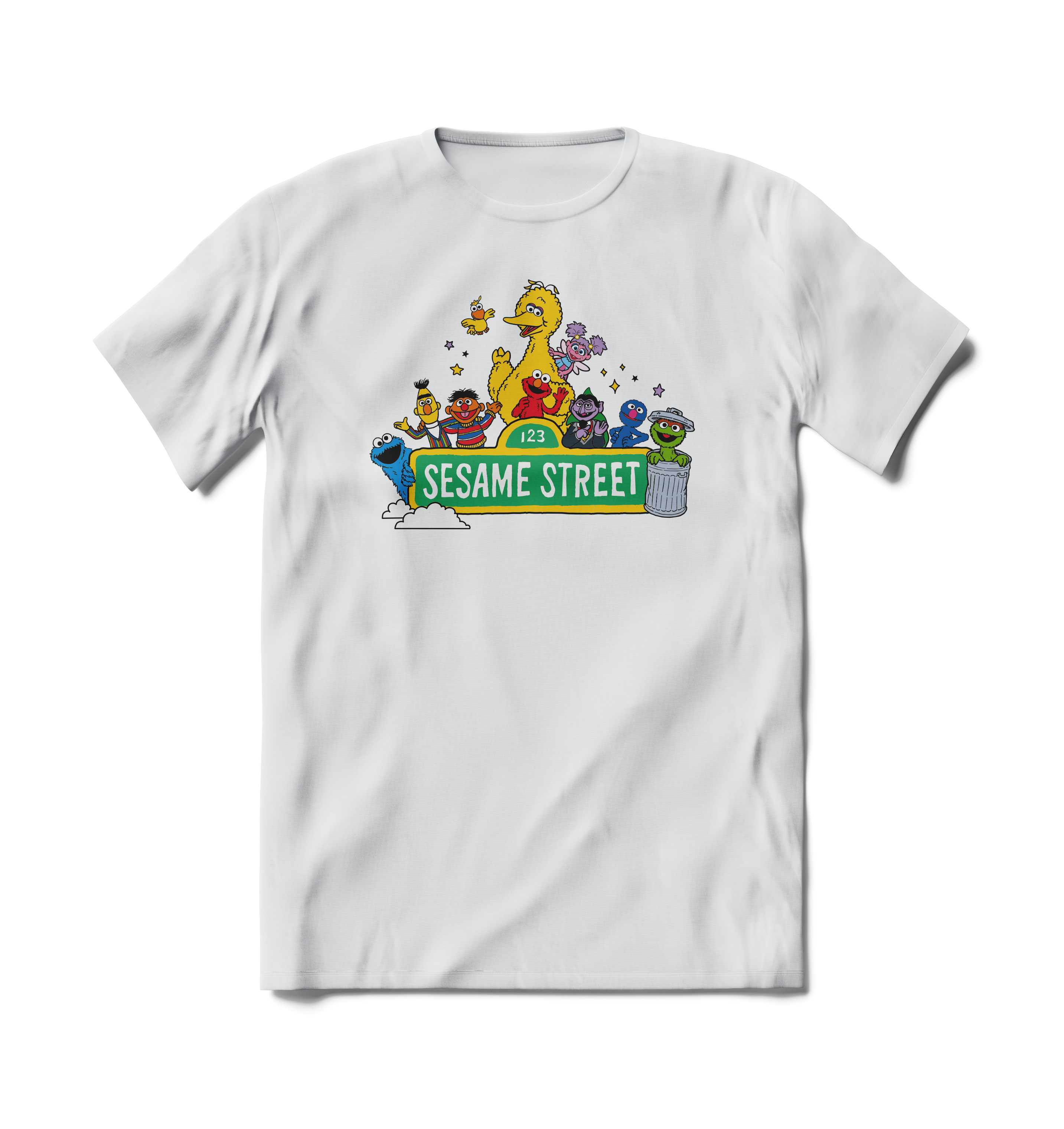 BRIEF INSANITY Sesame Street Short Sleeve T-shirt