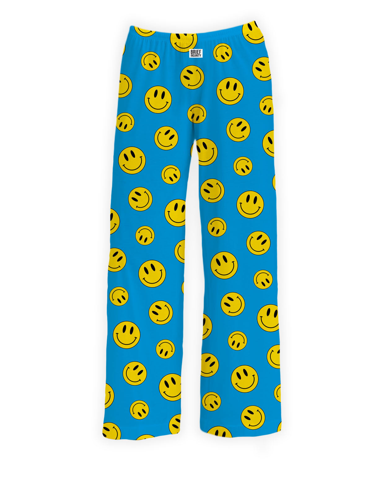 Smiley Face Pattern Pajama Pajama Lounge Pants Brief Insanity Brief