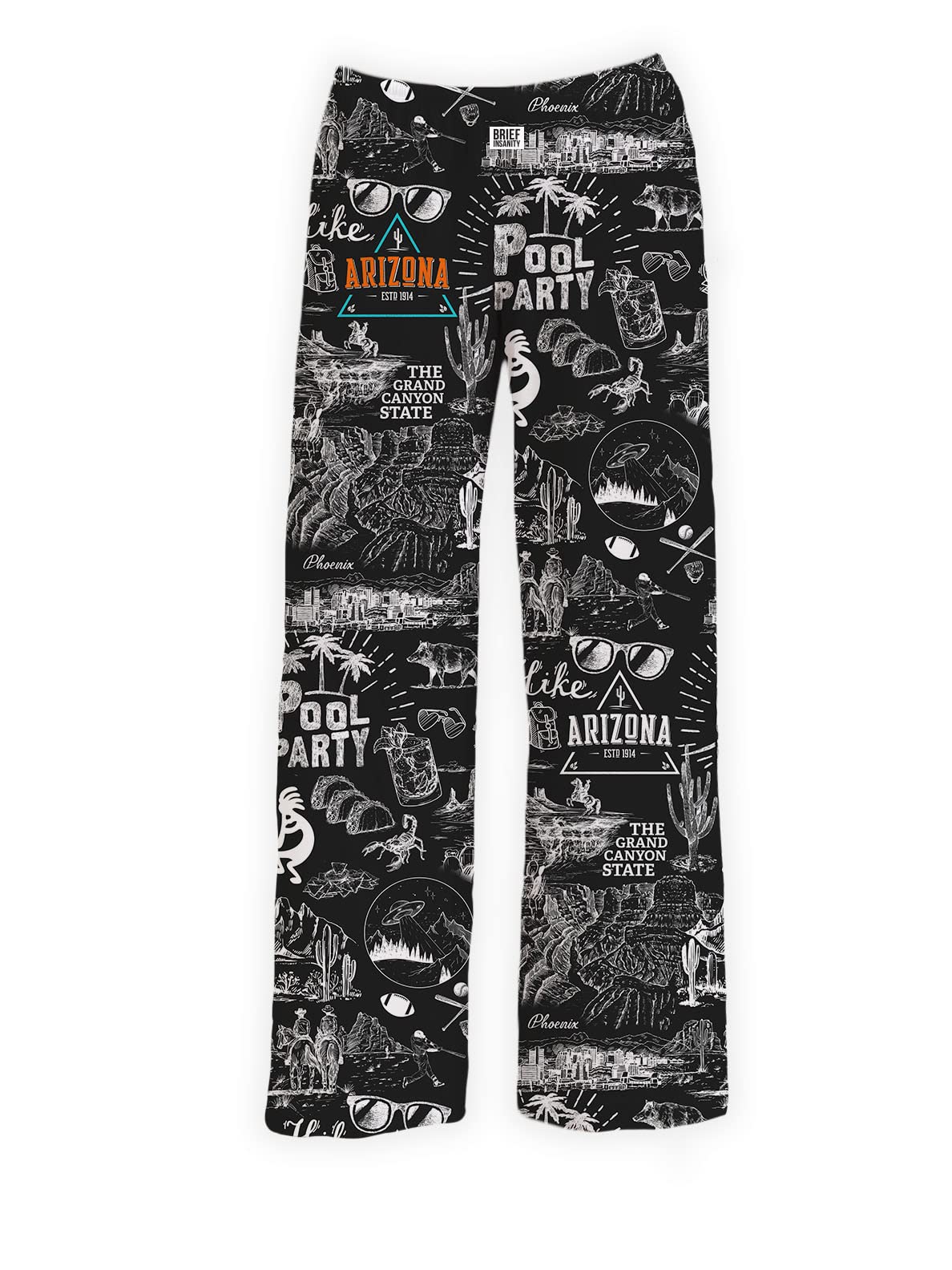 BRIEF INSANITY Arizona Chalkboard Pajama Pants