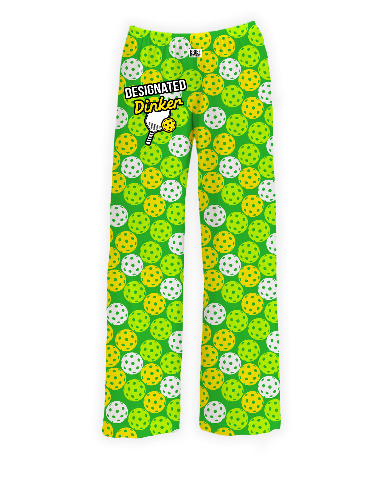 BRIEF INSANITY Pickle Ball Pajama Lounge Pants