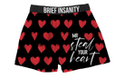BRIEF INSANITY Mr. Steal Your Heart Boxer Shorts
