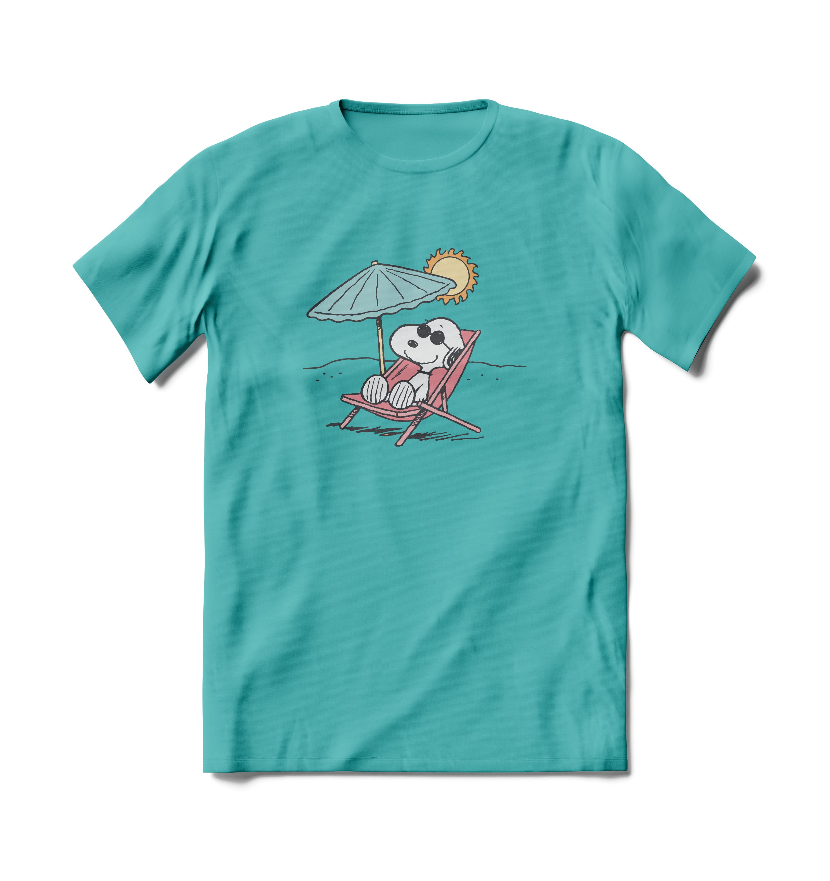 BRIEF INSANITY Peanuts Snoopy Beach Shirt