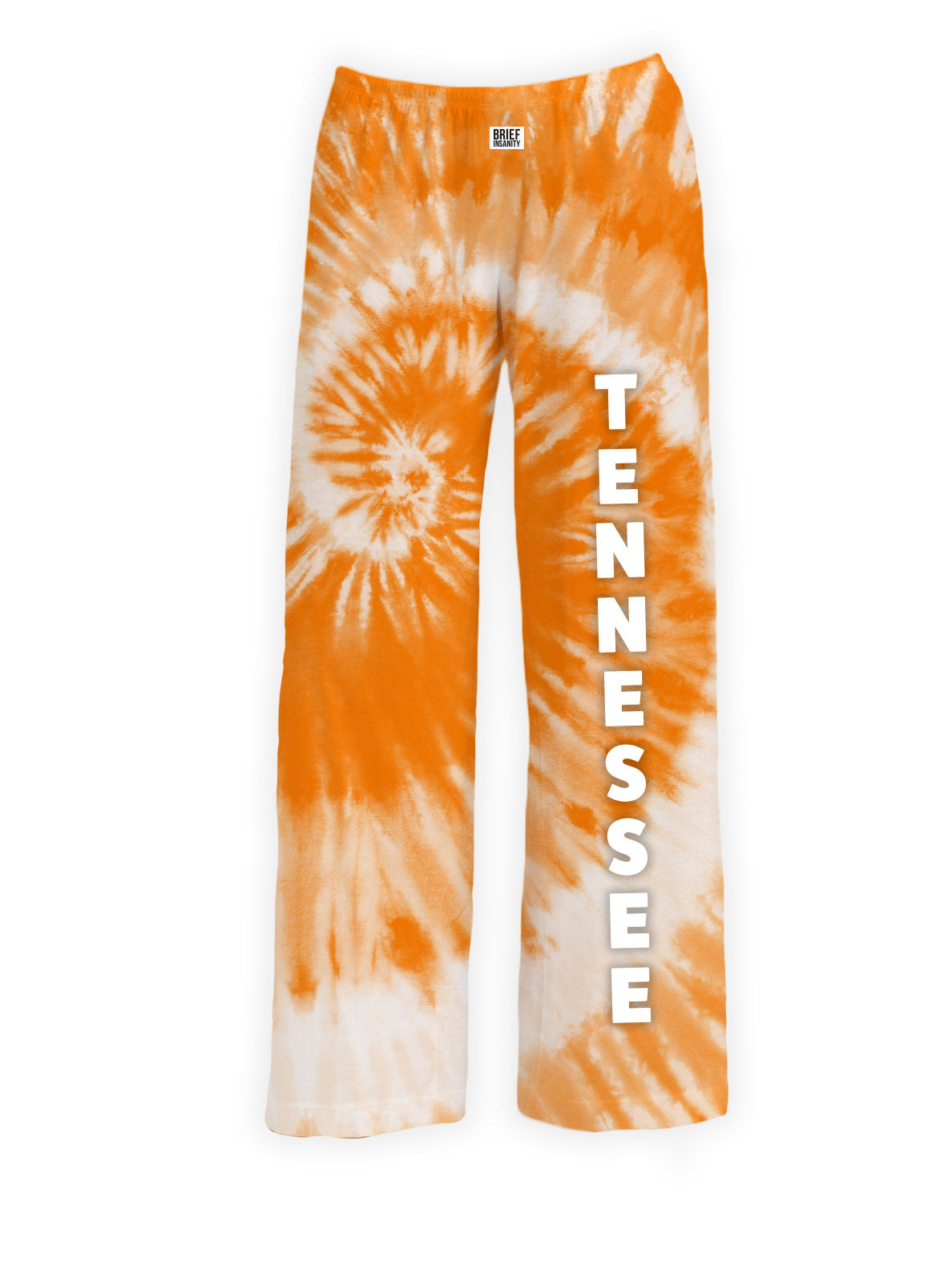 BRIEF INSANITY Tennessee Tie Dye Pajama Pants