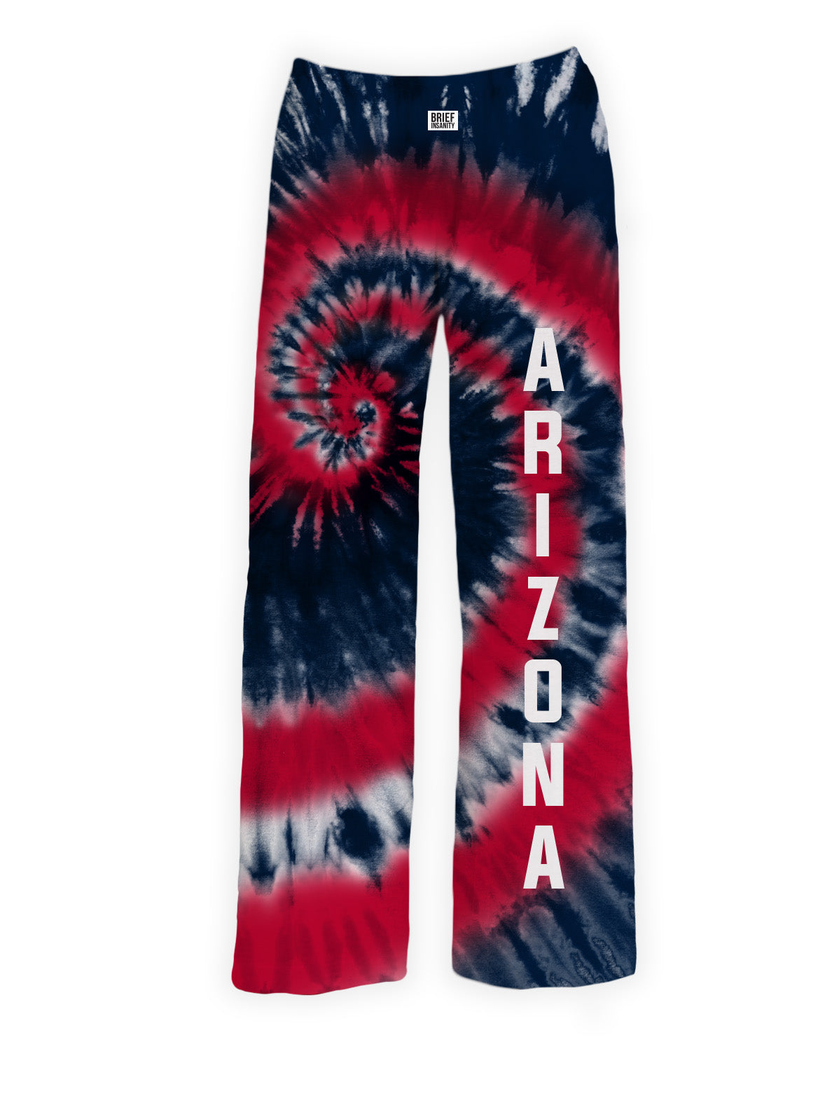 BRIEF INSANITY Arizona Tie-Dye Pants Pajama Pants