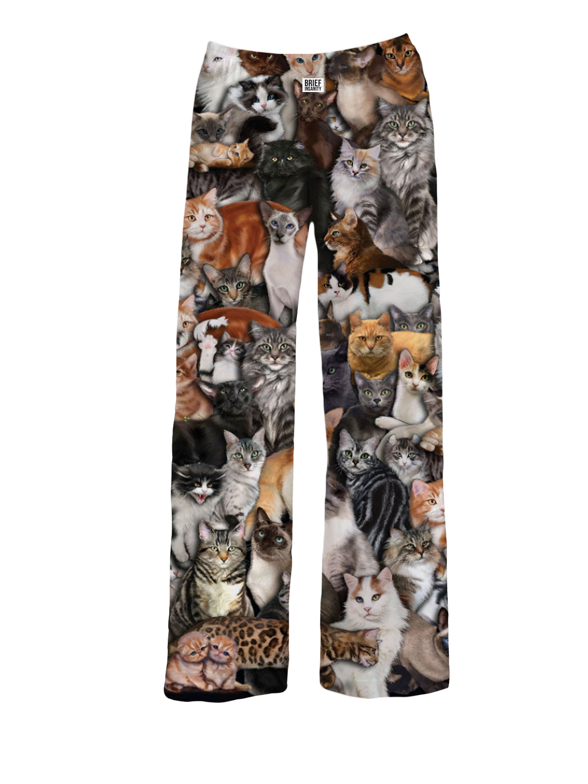 All Over Cat Print Lounge Pants