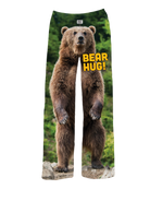 BRIEF INSANITY Bear Hug Pajama Pants in Brown