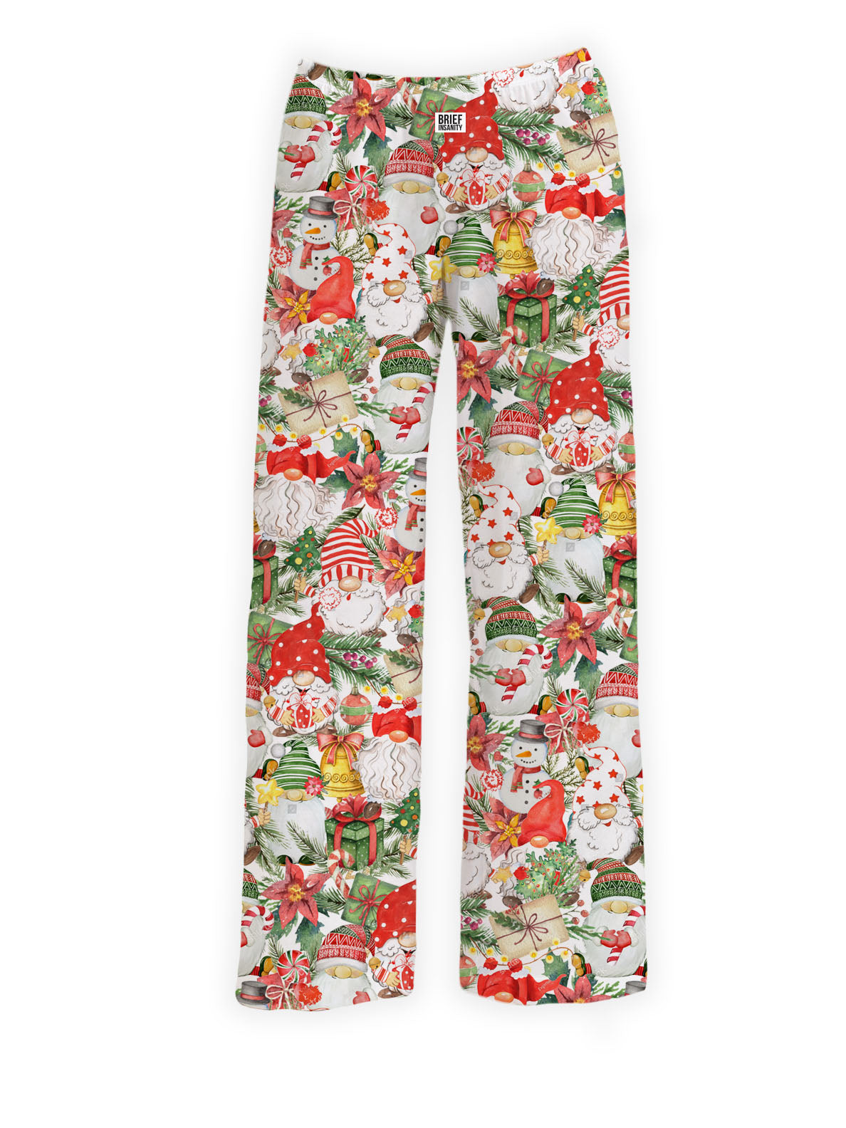 BRIEF INSANITY Holiday Gnomes Pajama Pants
