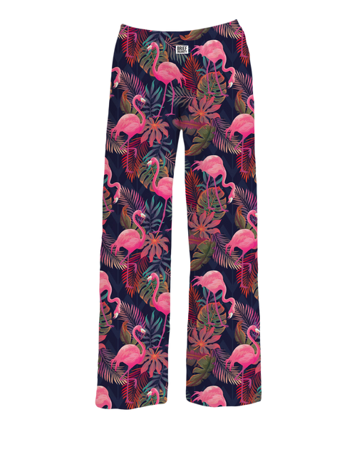 Flamingo Pajama Pants, Brief Insanity