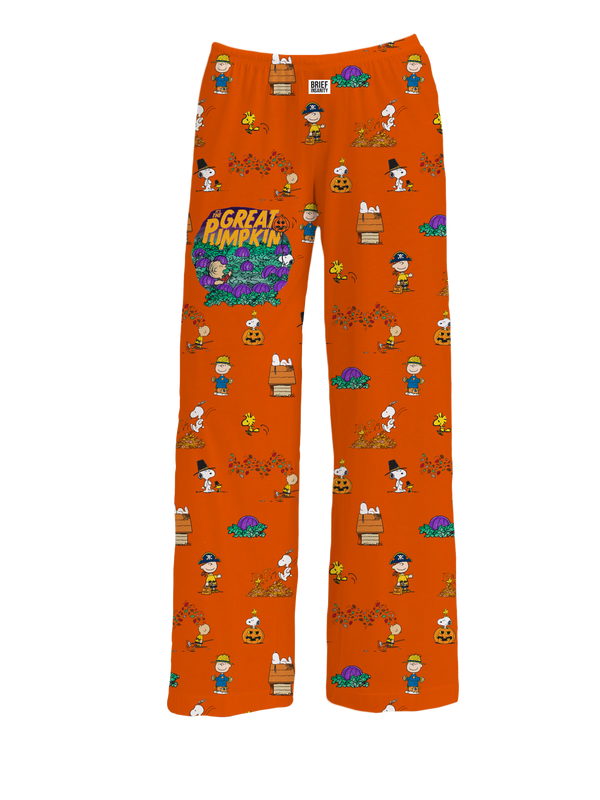 BRIEF INSANITY Snoopy Great Pumpkin Pajama Lounge Pants