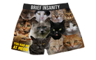 BRIEF INSANITY You Had Me At Meow Boxer Shorts