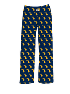 BRIEF INSANITY Michigan Pattern Pajama Pants in Blue & Yellow