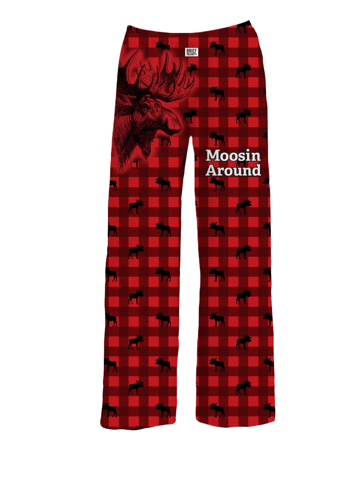 BRIEF INSANITY Moosin Around Pajama Pants